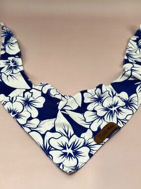 Deer BAO Dog Bandanas 4 pack Hand Painted Flowers 18x18x30